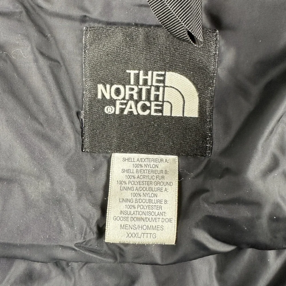 Vintage Y2K The North Face McMurdo Parka Jacket Men's‎ 3XL Black Faux Fur Down